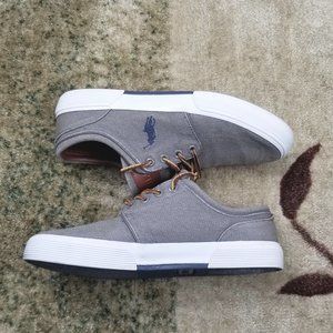 Polo by Ralph Lauren Faxon Low Gray Shoes Size 7.5